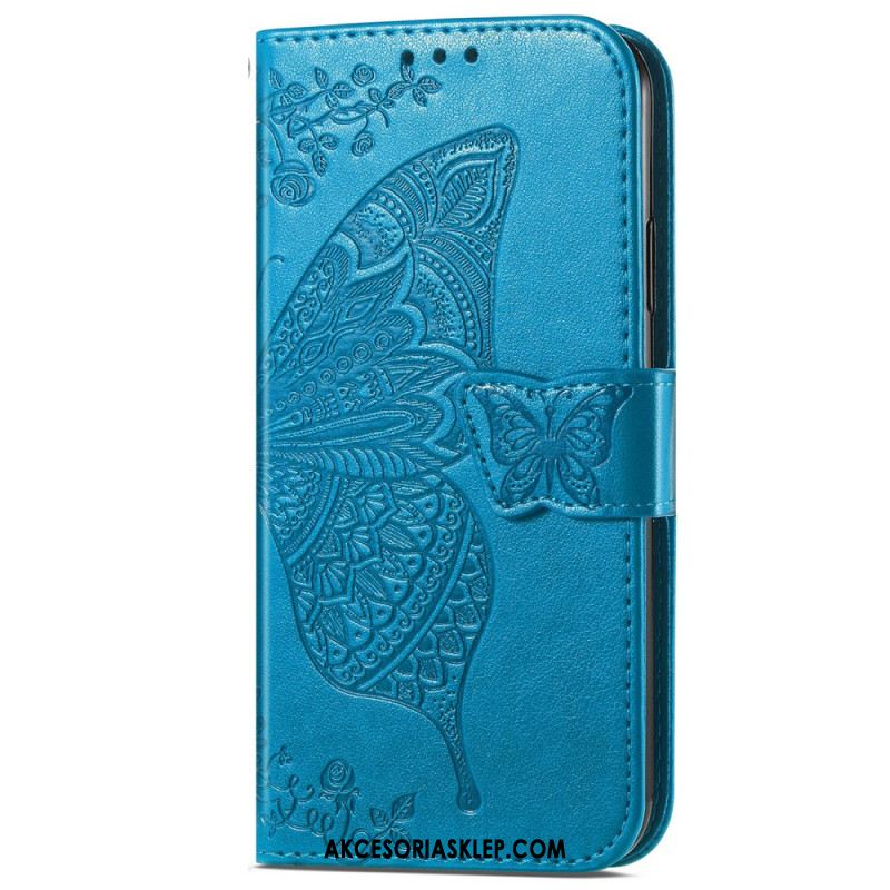 Etui Folio Do Samsung Galaxy A16 5g Barokowy Motyl