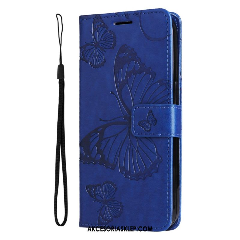 Etui Folio Do Samsung Galaxy A16 5g Gigantyczne Motyle