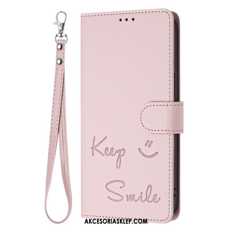 Etui Folio Do Samsung Galaxy A16 5g Zachowaj Uśmiech