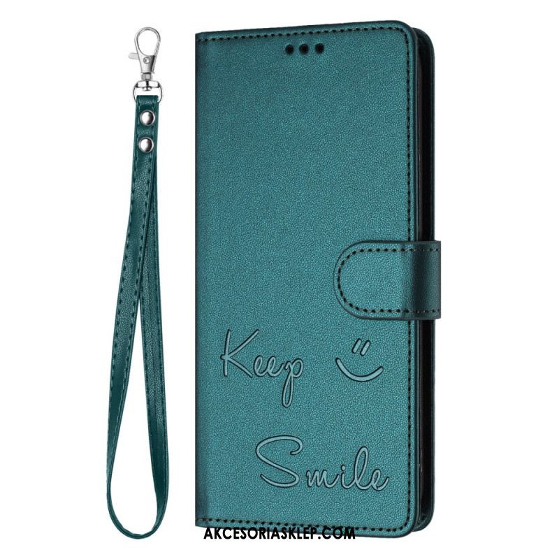 Etui Folio Do Samsung Galaxy A16 5g Zachowaj Uśmiech