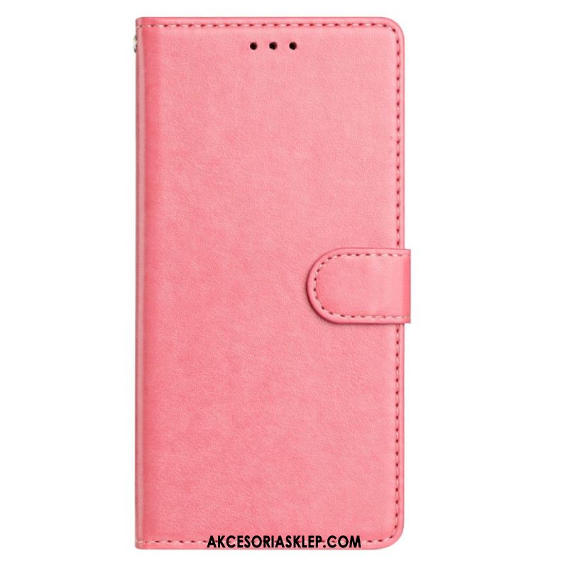 Etui Folio Do Samsung Galaxy A16 5g Zwykła Sztuczna Skóra