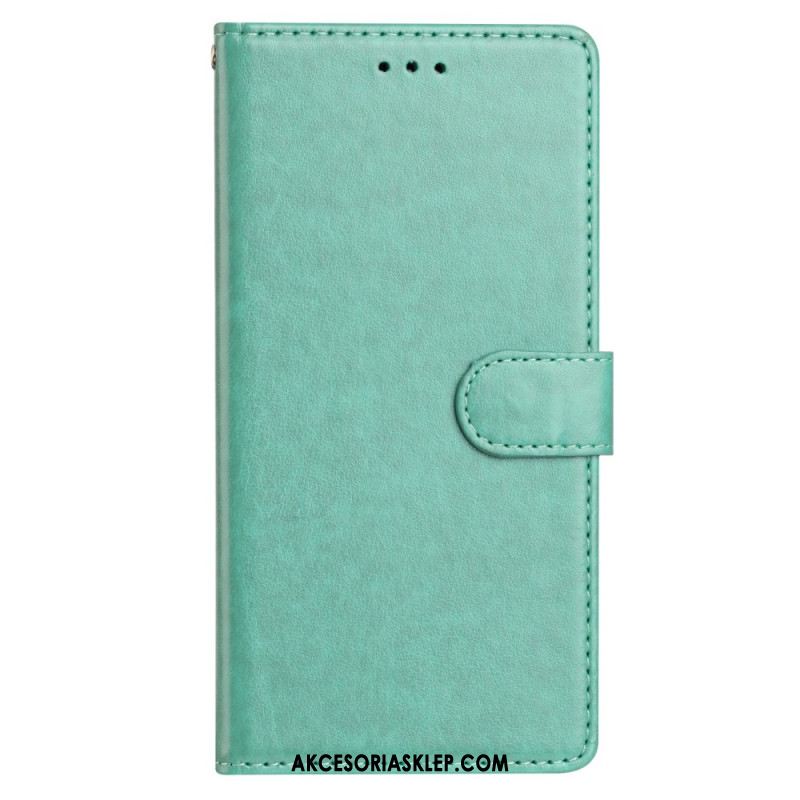 Etui Folio Do Samsung Galaxy A16 5g Zwykła Sztuczna Skóra