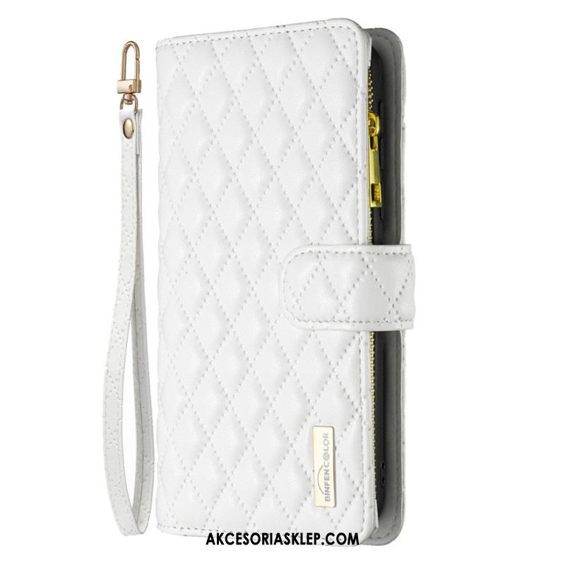 Etui Folio Do Samsung Galaxy A55 5g Pikowana Binfen Kolor