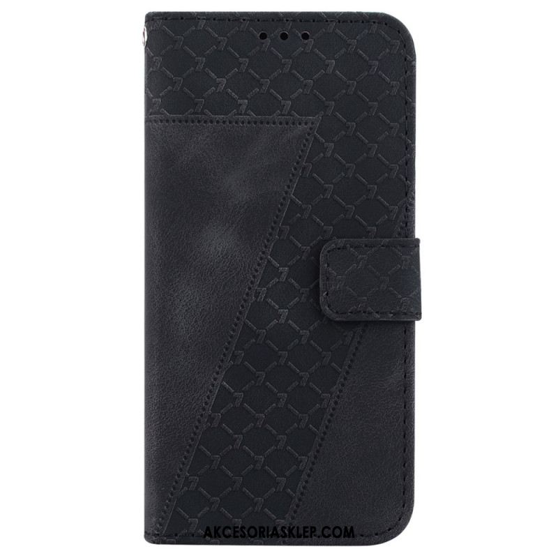 Etui Folio Do Samsung Galaxy A55 5g Wzór 7 Z Paskiem