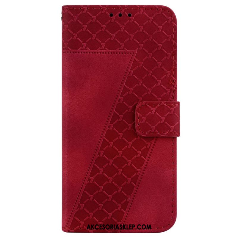 Etui Folio Do Samsung Galaxy A55 5g Wzór 7 Z Paskiem