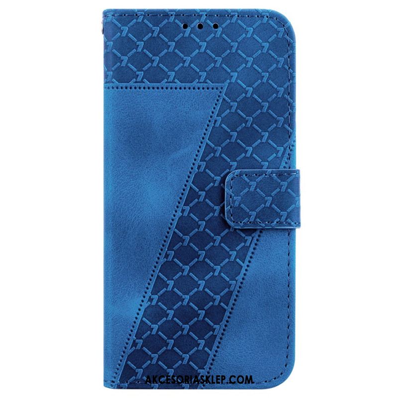 Etui Folio Do Samsung Galaxy A55 5g Wzór 7 Z Paskiem