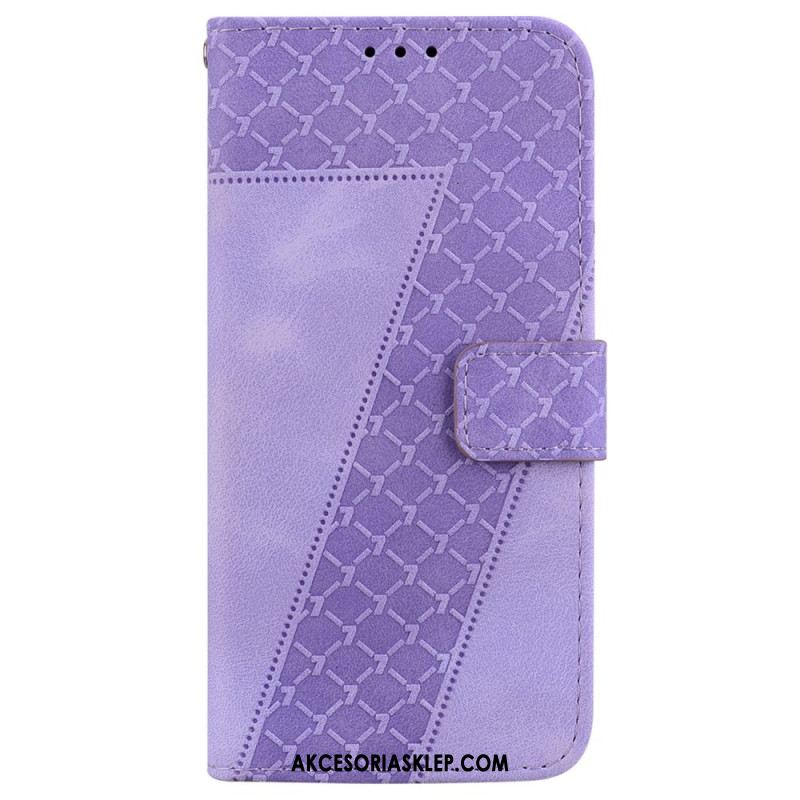 Etui Folio Do Samsung Galaxy A55 5g Wzór 7 Z Paskiem