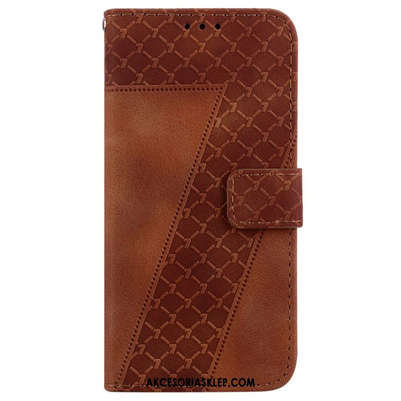 Etui Folio Do Samsung Galaxy A55 5g Wzór 7 Z Paskiem