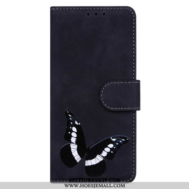 Etui Folio Do Samsung Galaxy S24 5g Motyl Z Paskiem