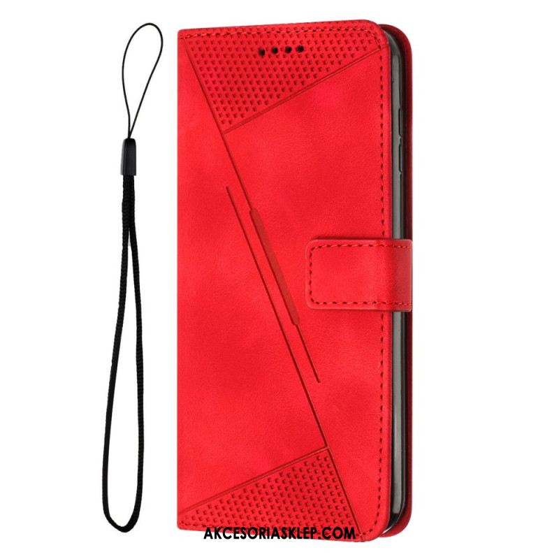 Etui Folio Do Samsung Galaxy S24 5g Wzór Geometryczny