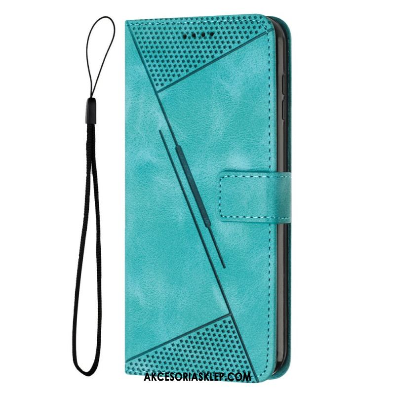 Etui Folio Do Samsung Galaxy S24 5g Wzór Geometryczny