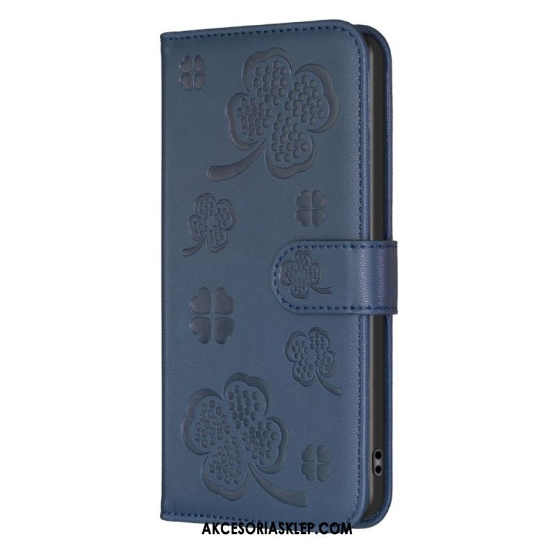 Etui Folio Do Samsung Galaxy S24 5g Wzór Koniczyny