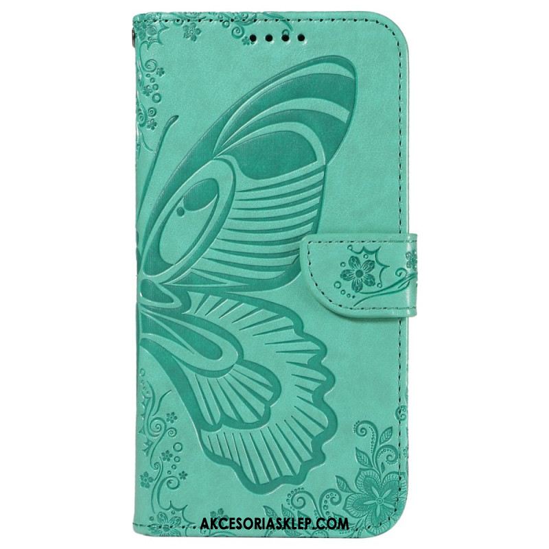 Etui Folio Do Samsung Galaxy S24 Fe Grafika Motyla