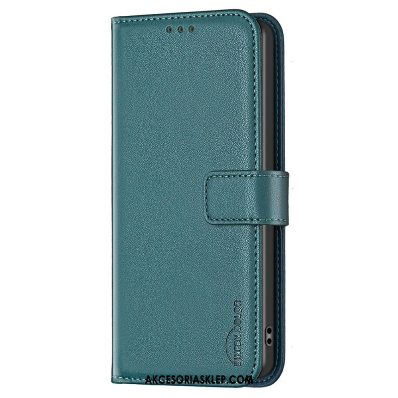 Etui Folio Do Samsung Galaxy S24 Fe Klasyczny Kolor Binfen