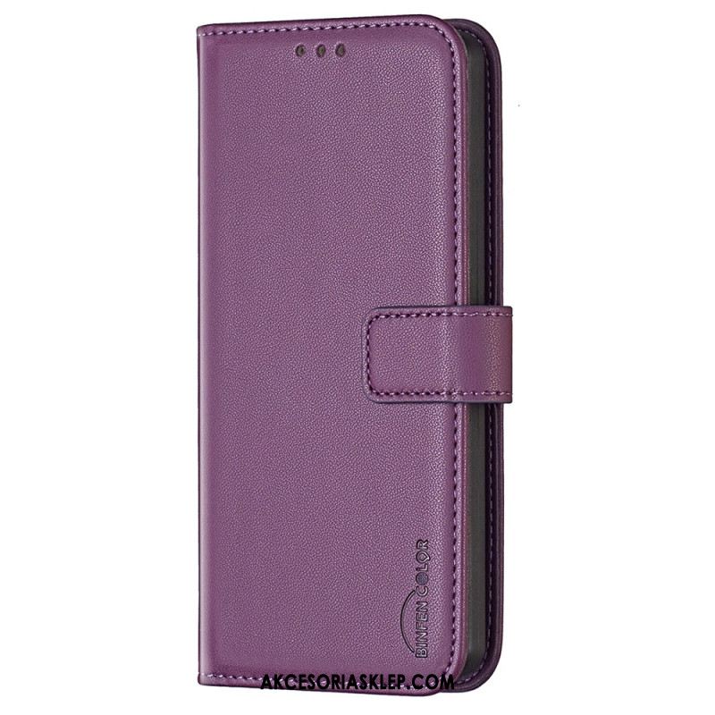 Etui Folio Do Samsung Galaxy S24 Fe Klasyczny Kolor Binfen