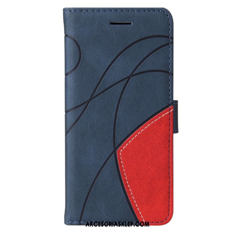 Etui Folio Do Samsung Galaxy S24 Plus 5g Konstrukcja Dwukolorowa