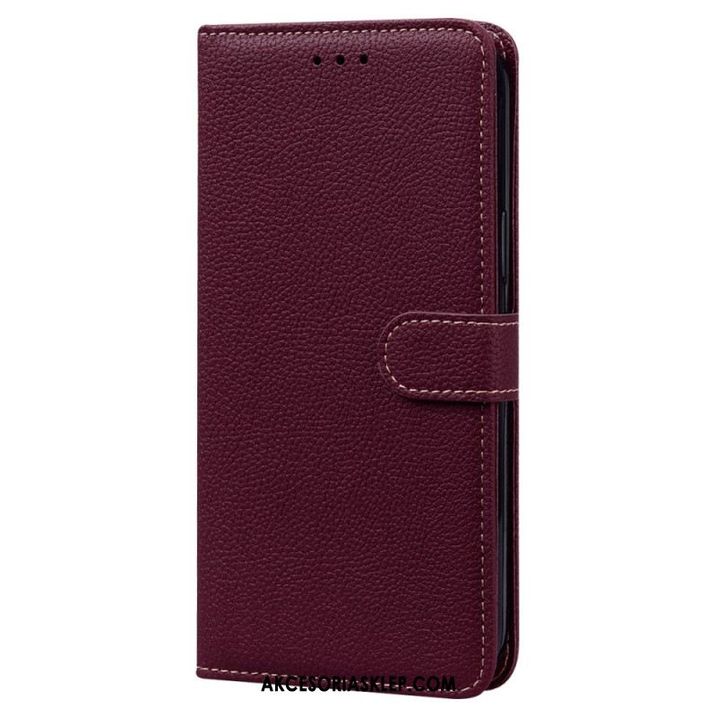 Etui Folio Do Samsung Galaxy S24 Plus 5g Tekstura Liczi