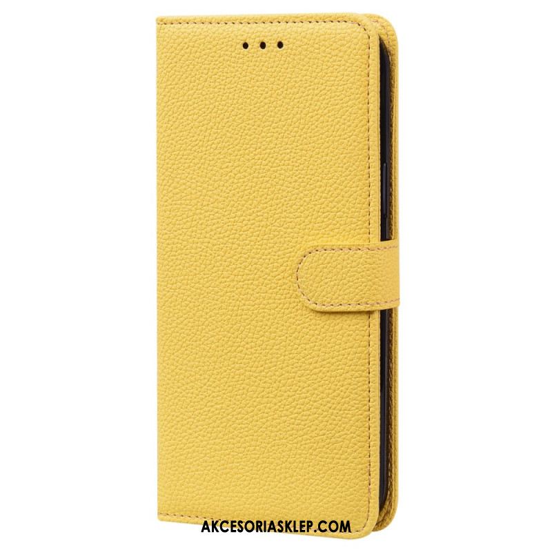 Etui Folio Do Samsung Galaxy S24 Plus 5g Tekstura Liczi