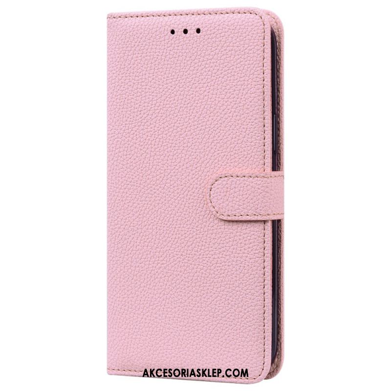 Etui Folio Do Samsung Galaxy S24 Plus 5g Tekstura Liczi