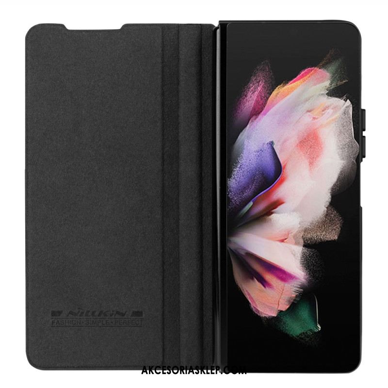 Etui Folio Do Samsung Galaxy Z Fold 5 Imitacja Skóry Nillkin