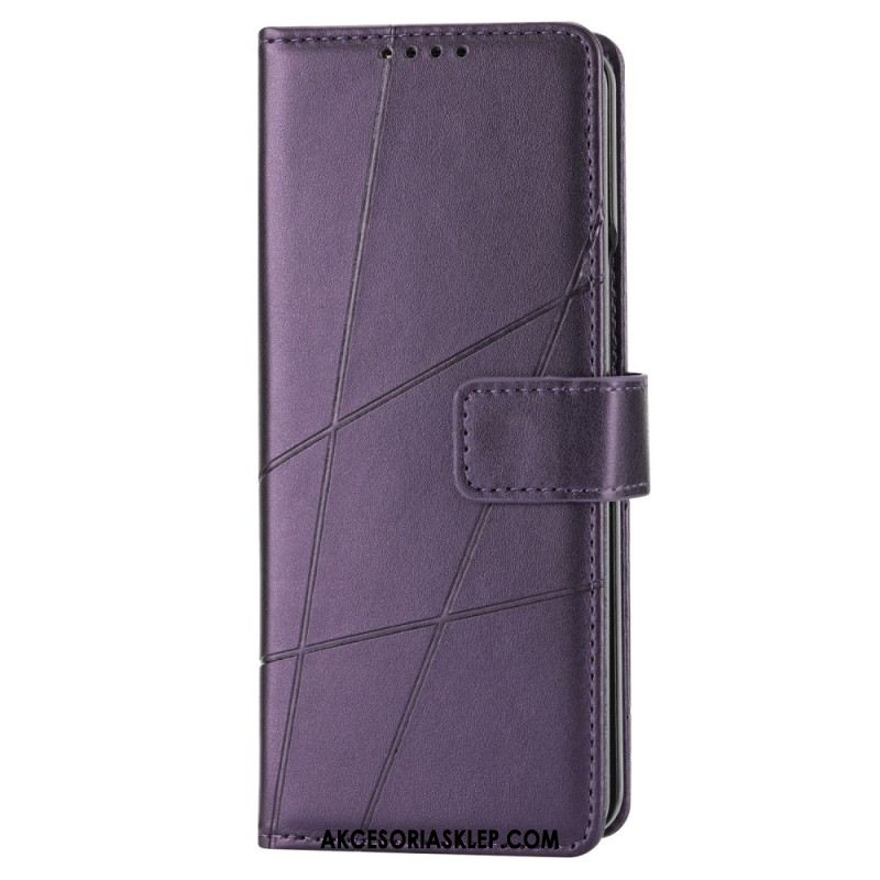 Etui Folio Do Samsung Galaxy Z Fold 6 Linie Paska