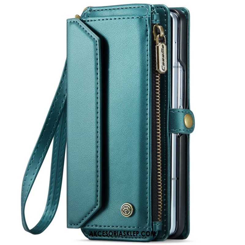 Etui Folio Do Samsung Galaxy Z Fold 6 Portfel Na Ramię I Smycz Caseme