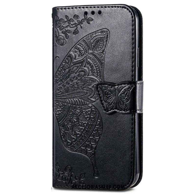 Etui Folio Do Sony Xperia 1 Vi Barokowy Motyl