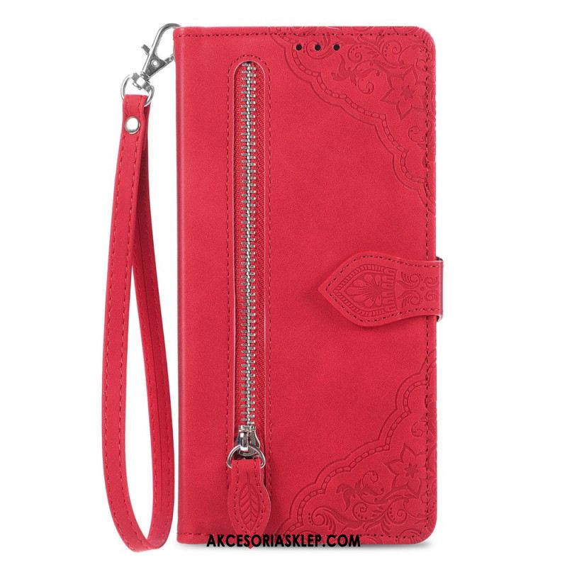 Etui Folio Do Sony Xperia 1 Vi Koronkowa Torebka Z Przodu