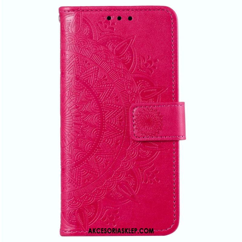 Etui Folio Do Sony Xperia 1 Vi Mandala Słońce Z Paskiem