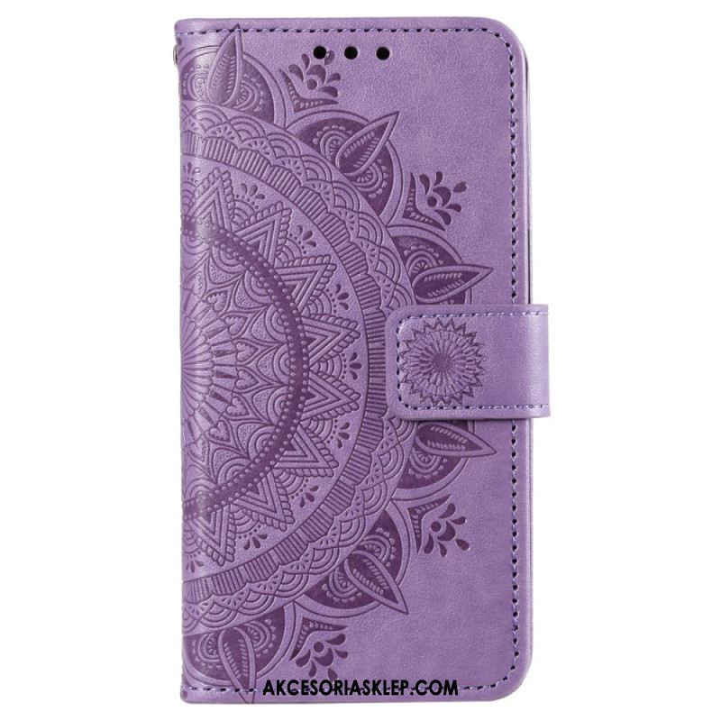 Etui Folio Do Sony Xperia 1 Vi Mandala Słońce Z Paskiem