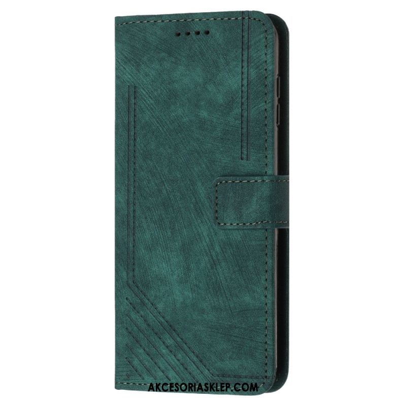 Etui Folio Do Sony Xperia 10 Vi Linie Paska