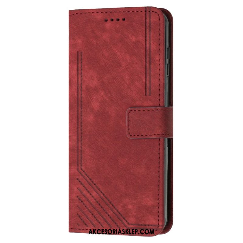 Etui Folio Do Sony Xperia 10 Vi Linie Paska