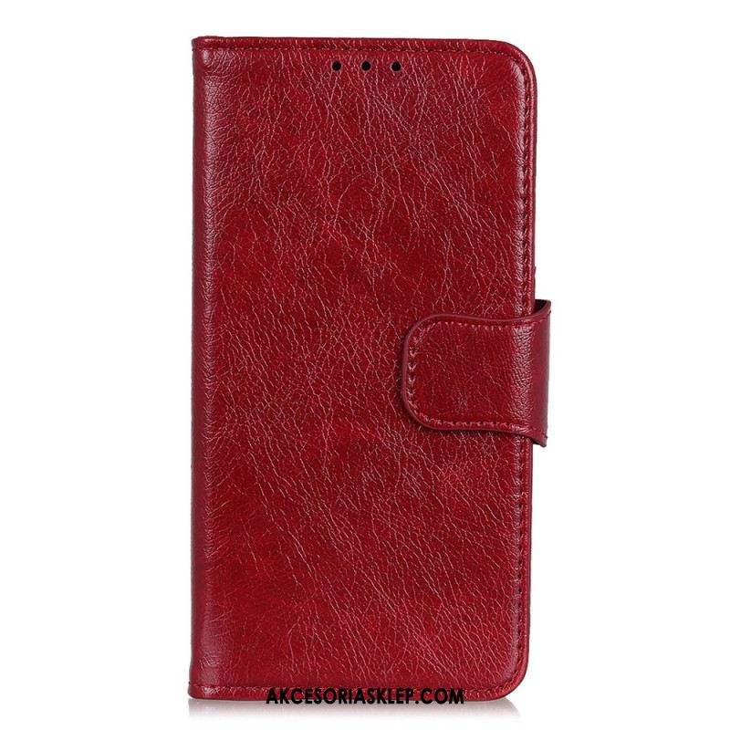 Etui Folio Do Sony Xperia 10 Vi Teksturowana Skóra Nappa