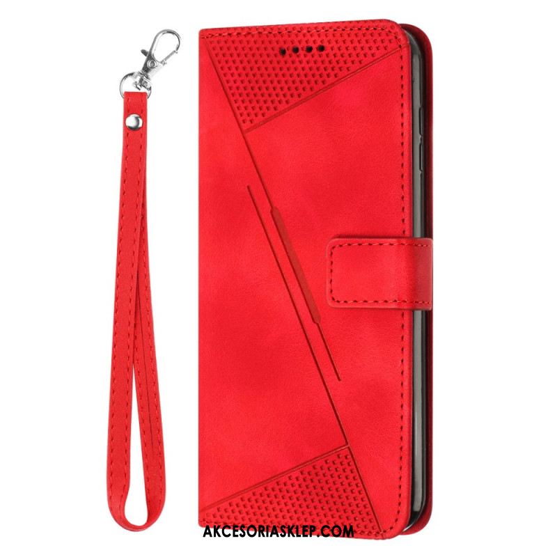 Etui Folio Do Sony Xperia 10 Vi Trójkąt Paska