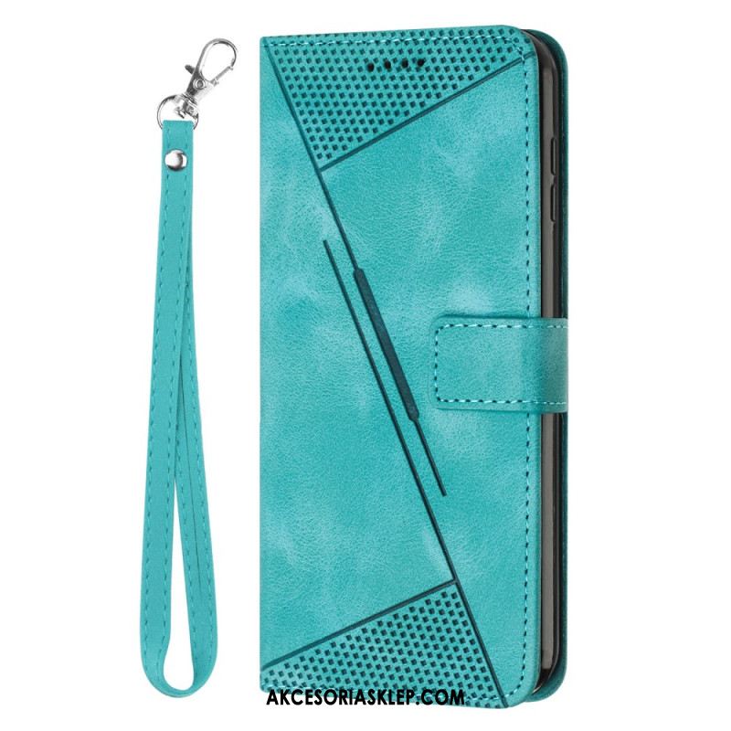 Etui Folio Do Sony Xperia 10 Vi Trójkąt Paska