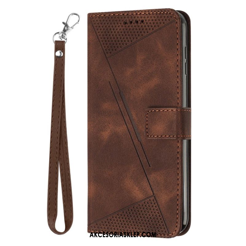 Etui Folio Do Sony Xperia 10 Vi Trójkąt Paska