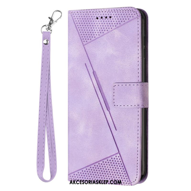 Etui Folio Do Sony Xperia 10 Vi Trójkąt Paska