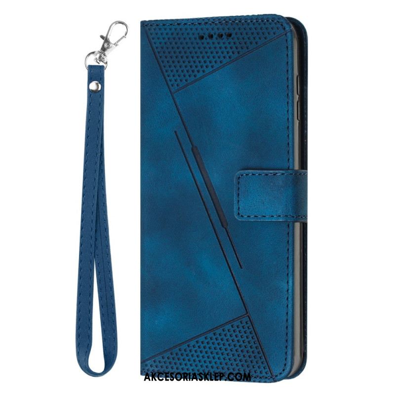 Etui Folio Do Sony Xperia 10 Vi Trójkąt Paska