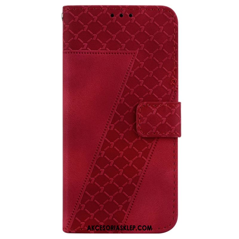 Etui Folio Do Sony Xperia 10 Vi Wzór 7 Z Paskiem