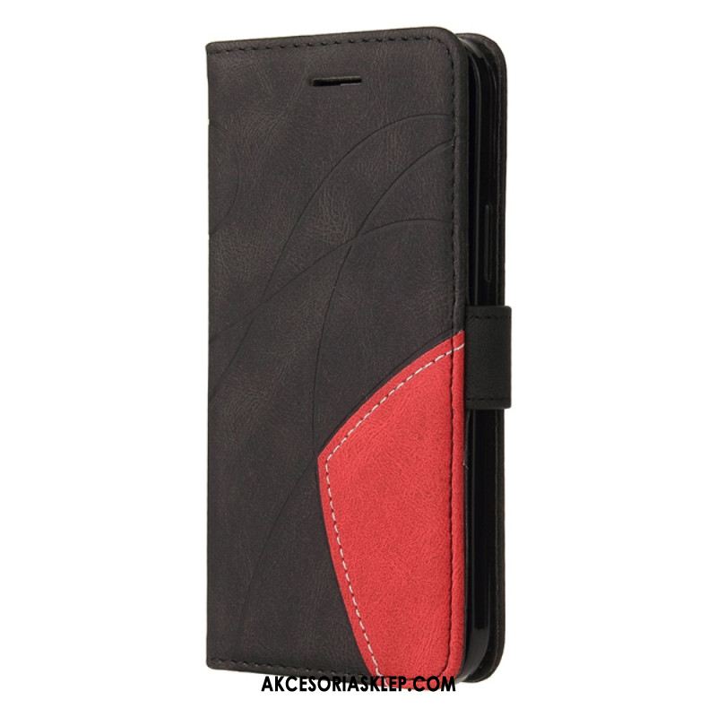 Etui Folio Do Xiaomi 14 Linie Dwukolorowe