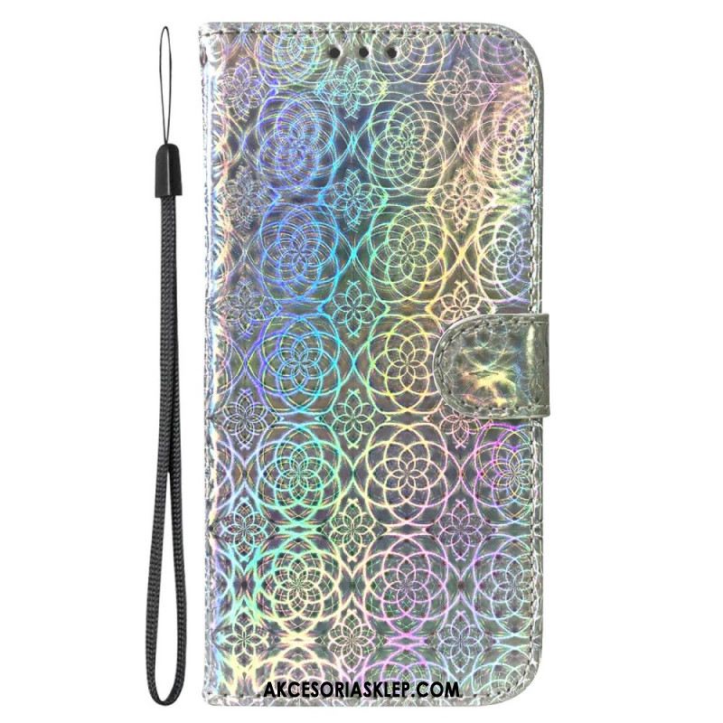 Etui Folio Do Xiaomi 14 Paski W Stylu Disco