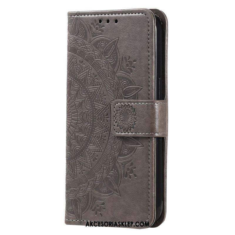 Etui Folio Do Xiaomi 14 Pro Mandala Słońce Z Paskiem