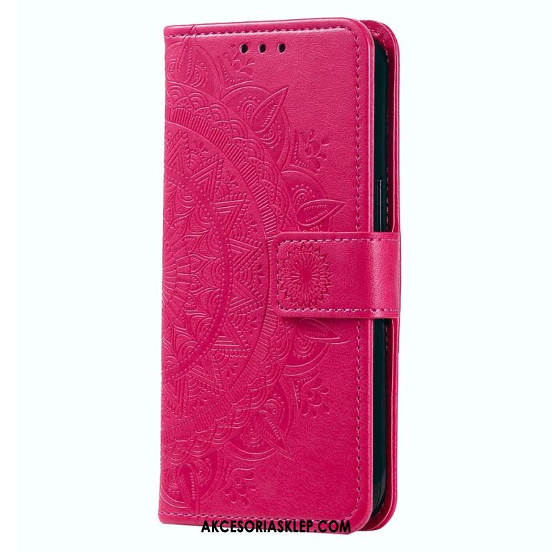 Etui Folio Do Xiaomi 14 Pro Mandala Słońce Z Paskiem