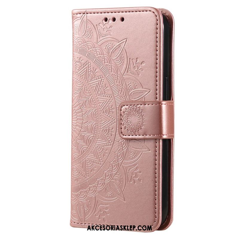 Etui Folio Do Xiaomi 14 Pro Mandala Słońce Z Paskiem