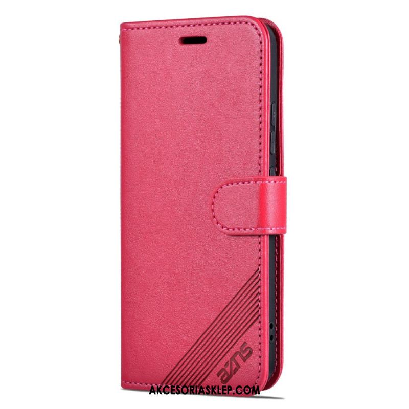 Etui Folio Do Xiaomi 14 Skórzany Styl Azns