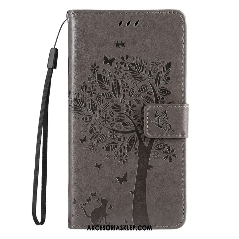 Etui Folio Do Xiaomi 14t Kot I Drzewo