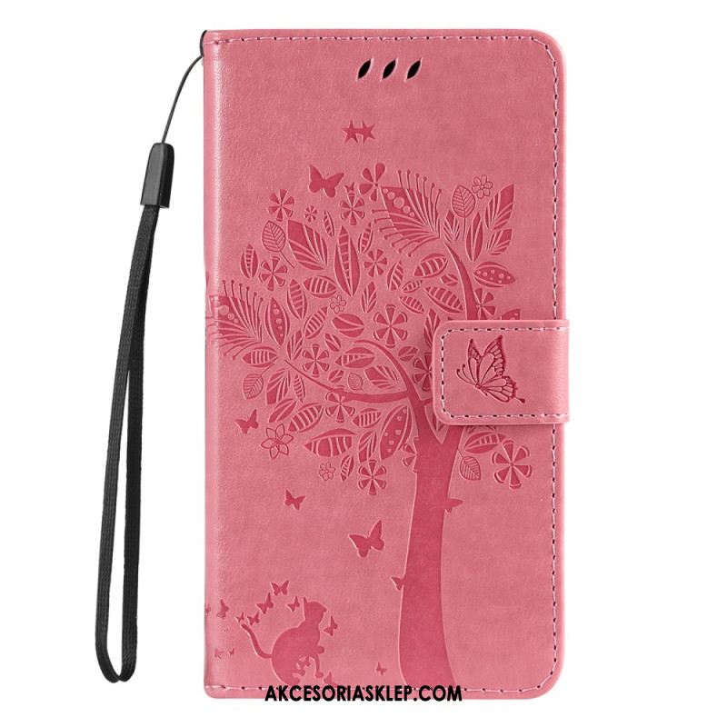 Etui Folio Do Xiaomi 14t Kot I Drzewo