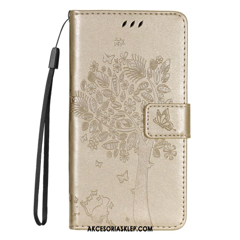 Etui Folio Do Xiaomi 14t Kot I Drzewo