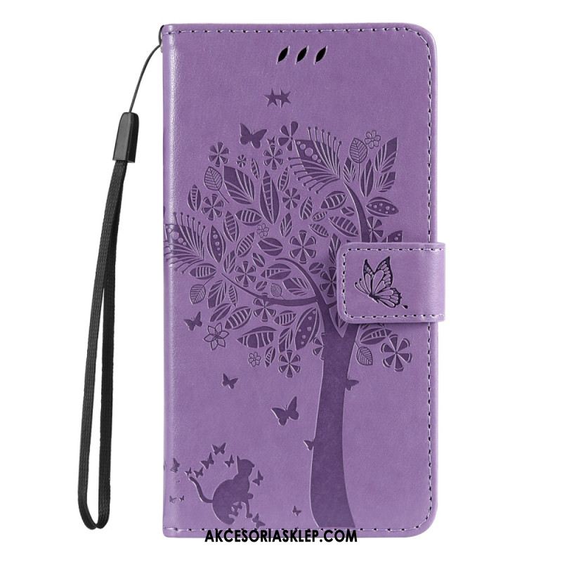 Etui Folio Do Xiaomi 14t Kot I Drzewo