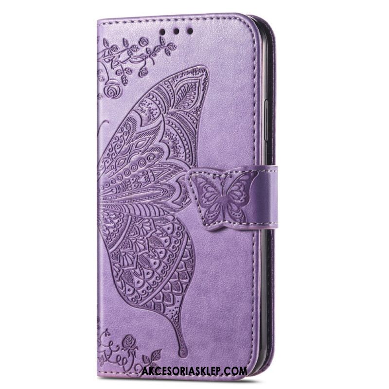 Etui Folio Do Xiaomi 14t Pro Barokowy Motyl